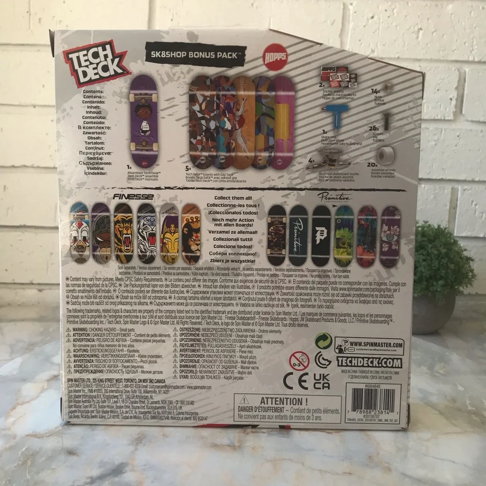 Tech Deck Sk8shop Bonus Pack 6 Skateboards NEW Fingerboards